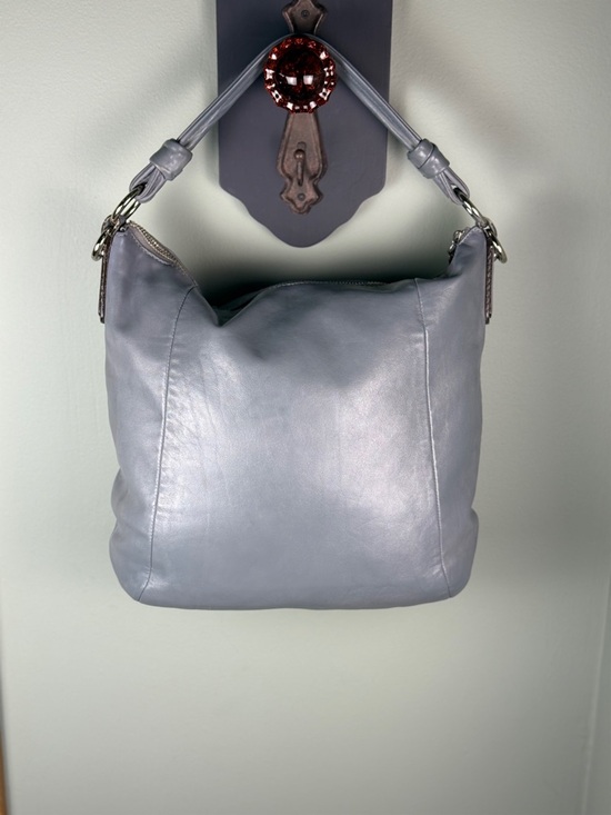 COACH Kristin Hobo Shoulder Bag | Style 14783 | Slate Gray | Silver Hardware - Picture 5 of 13